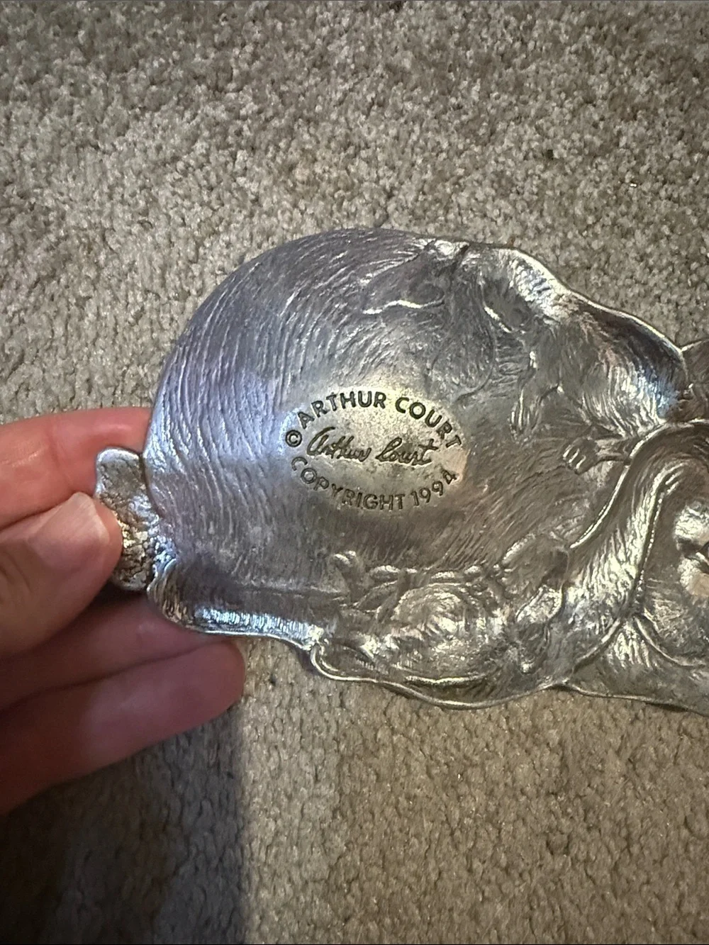Silver Rabbit spoon rest - Picture 2 of 2